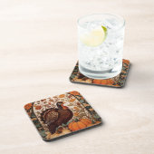 Dessous-de-verre Automne turc vintage et Citrouille (Côté Droit)