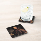 Dessous-de-verre Autoportrait, 1773 (huile sur le panneau) (Côté Droit)