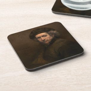 Dessous-de-verre Autoportrait de Rembrandt : Peintre de l'Âge d'or 