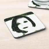 Dessous-de-verre Autoportrait enneigé (Côté gauche)