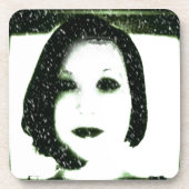 Dessous-de-verre Autoportrait enneigé (Devant)