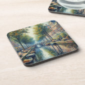Dessous-de-verre Autumn Afternoon at the Canal - Coasters (Côté gauche)