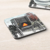 Dessous-de-verre Autumn Amish Buggy (Côté gauche)