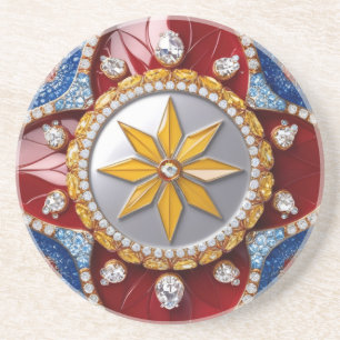 Dessous de verre aux couleurs colombiennes