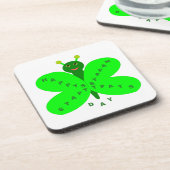 Dessous de verre aux papillons de la Saint-Patrick (Côté gauche)