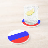 Dessous de verre avec drapeau de la Russie (Côté)