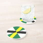 Dessous de verre avec Drapeau de Monterey, Califor (Côté)