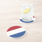 Dessous de verre avec drapeau de Pays-Bas (Côté)