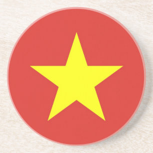 Dessous de verre avec drapeau du Vietnam