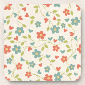 Dessous de verre avec fleurs de printemps (Devant)