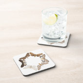 Dessous de verre avec l'anneau de papillon (Côté Droit)