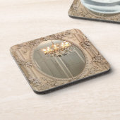Dessous de verre avec une touche de renaissance ch (Côté gauche)