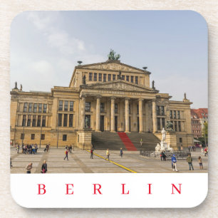 Dessous de verre avec vue sur la salle de concert 