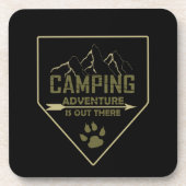 Dessous-de-verre aventure de camping (Devant)