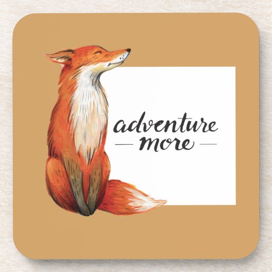 Dessous-de-verre aventure plus renard (Devant)