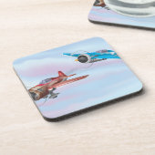 Dessous-de-verre Avion de combat de la Seconde Guerre mondiale (Côté gauche)