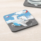 Dessous-de-verre Avions Jouets (Côté gauche)