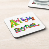 Dessous-de-verre Awesome Frère T-shirts et cadeaux (Côté gauche)