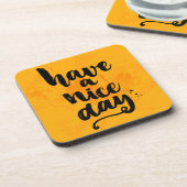 Dessous-de-verre Ayez un beau jour (Côté gauche)