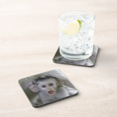 Dessous-de-verre Babouin de bébé sous sa mère (Côté Droit)