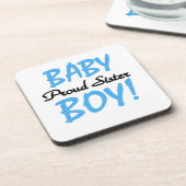 Dessous-de-verre Baby Boy Fier Soeur Cadeaux (Côté gauche)