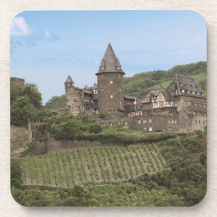 Dessous-de-verre Bacharach, Allemagne, Château de Stahleck, Schlos