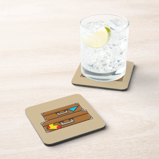 Dessous-de-verre Bagages de dessin (Côté Droit)