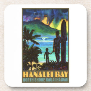 Dessous-de-verre Baie d'Hanalei