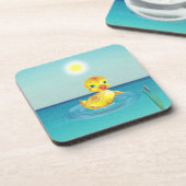 Dessous-de-verre Baignade au canard sur le lac (Côté gauche)