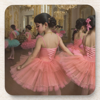 Dessous-de-verre Bailarinas en una gran sala de estilo rocóco