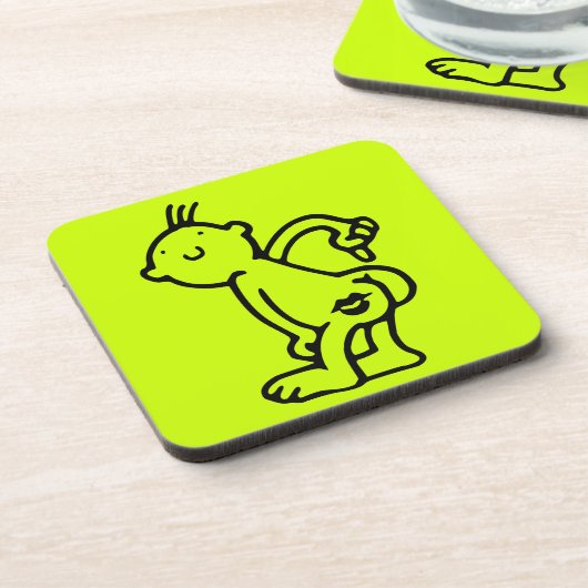 Dessous-de-verre Baiser (Côté gauche)