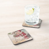 Dessous-de-verre Baiser de Noël Vintage (Côté Droit)