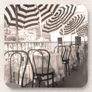 Dessous-de-verre Balcon de restaurant pittoresque, Italie