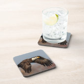 Dessous-de-verre Bald Eagle en vol (Côté Droit)