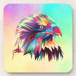 Dessous-de-verre Bald Eagle géométrique Prismatic Design-80590