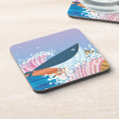 Dessous-de-verre Baleine (Côté gauche)