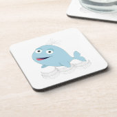 Dessous-de-verre Baleine bleue (Côté gauche)