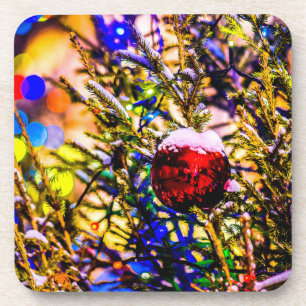 Dessous-de-verre Ball rouge Noël