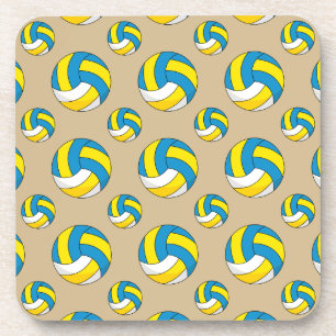 Dessous-de-verre Balle de volley-ball en dessin