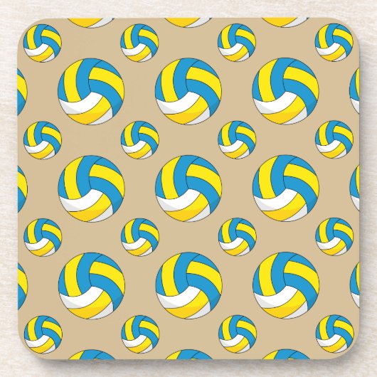 Dessous-de-verre Balle de volley-ball en dessin (Devant)