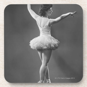 Dessous-de-verre Ballerine dans le tutu