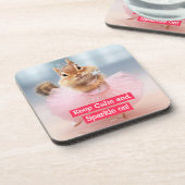 Dessous-de-verre Ballerine mignonne de tamia dans le tutu au studio (Côté gauche)