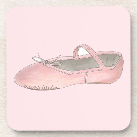 Dessous-de-verre Ballet rose Chaussure Chaussure Chaussure Danse En (Devant)