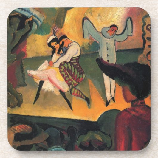 Dessous-de-verre Ballet Russes, Ballet russe par August Macke (Devant)
