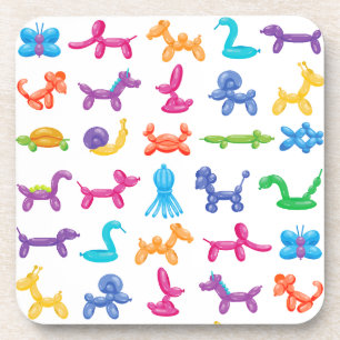 Dessous-de-verre Balloon Animal Color Motif - Enfants & Fête Clown