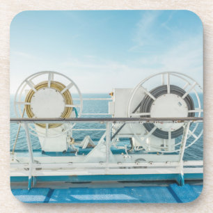 Dessous-de-verre Balustrade d'un bateau de croisière