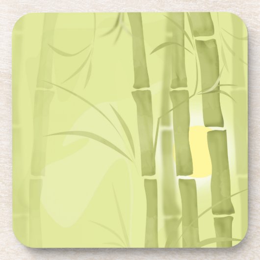 Dessous-de-verre Bamboo vert (Devant)