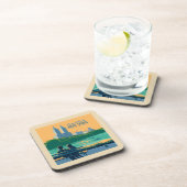 Dessous-de-verre Banc de New York Central Park (Côté Droit)