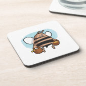 Dessous-de-verre Bande dessinée d'abeille (Côté gauche)