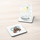 Dessous-de-verre Bande dessinée d'abeille (Côté Droit)